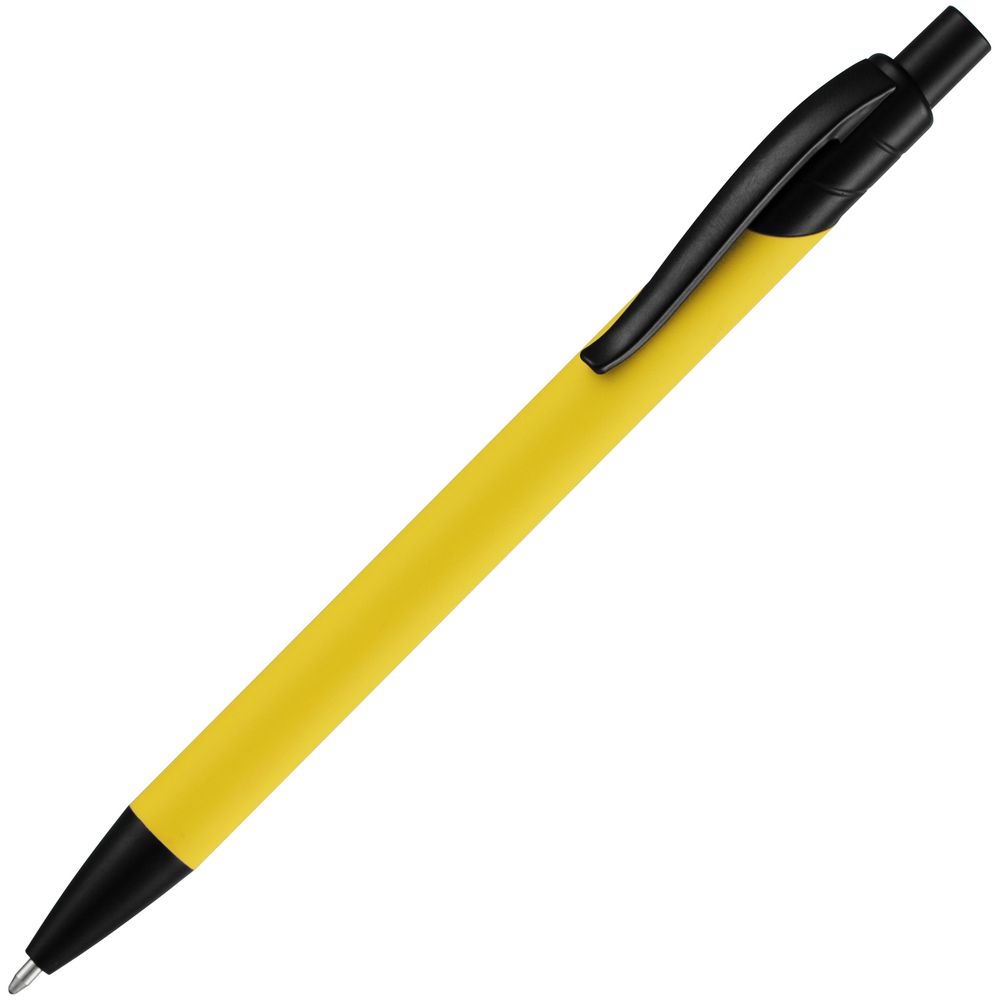 картинка Ручка шариковая Undertone Black Soft Touch, желтая от магазина