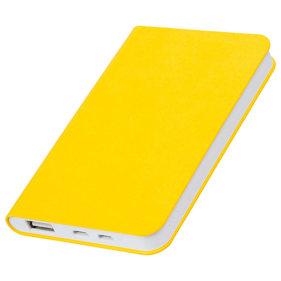 картинка Универсальный аккумулятор "Softi" (5000mAh),желтый, 7,5х12,1х1,1см, искусственная кожа,пласт от магазина