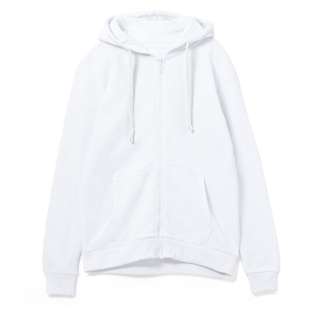 картинка Толстовка на молнии с капюшоном Siverga 2.0 Heavy, белая от магазина