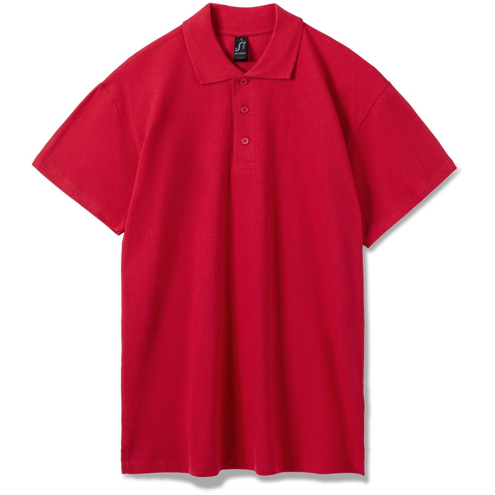 картинка Рубашка поло мужская Summer 170, красная от магазина