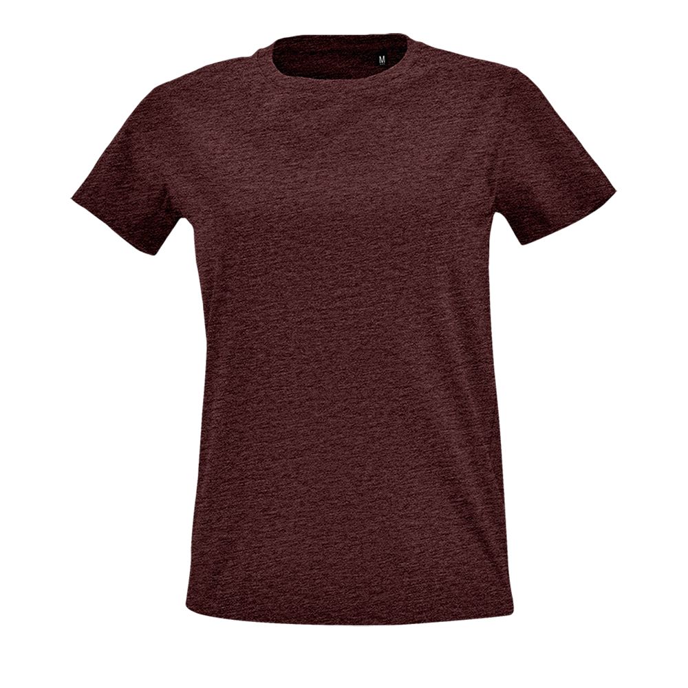 картинка Футболка женская Imperial Fit Women, бордовый меланж от магазина