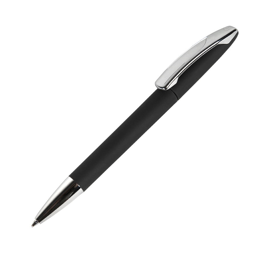 картинка Ручка шариковая VIEW, черный, покрытие soft touch, пластик/металл от магазина