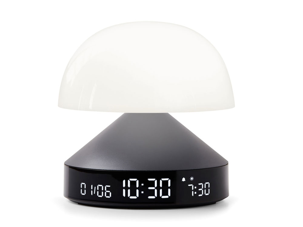 картинка Светильник с часами и световым будильником Mina Sunrise от магазина