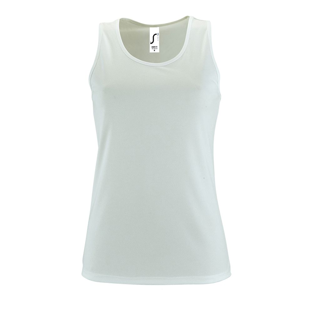 картинка Майка женская Sporty TT Women, белая от магазина