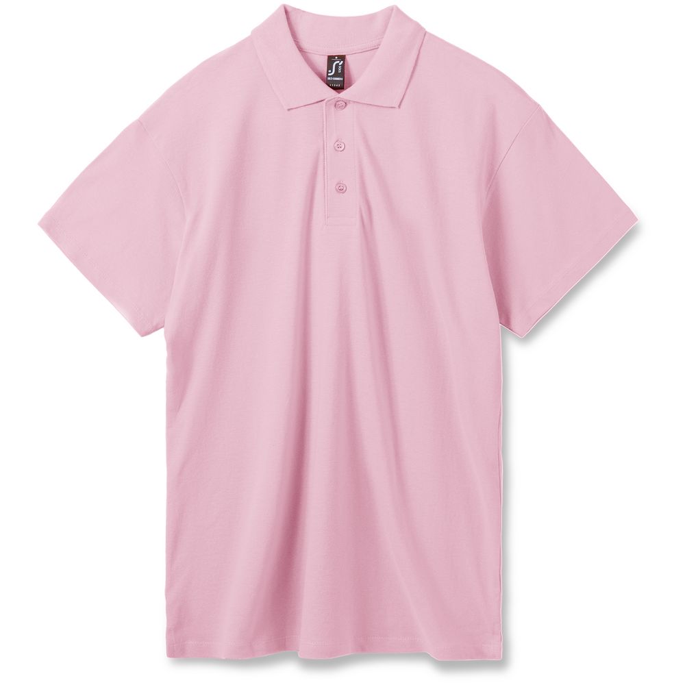 картинка Рубашка поло мужская Summer 170, розовая от магазина