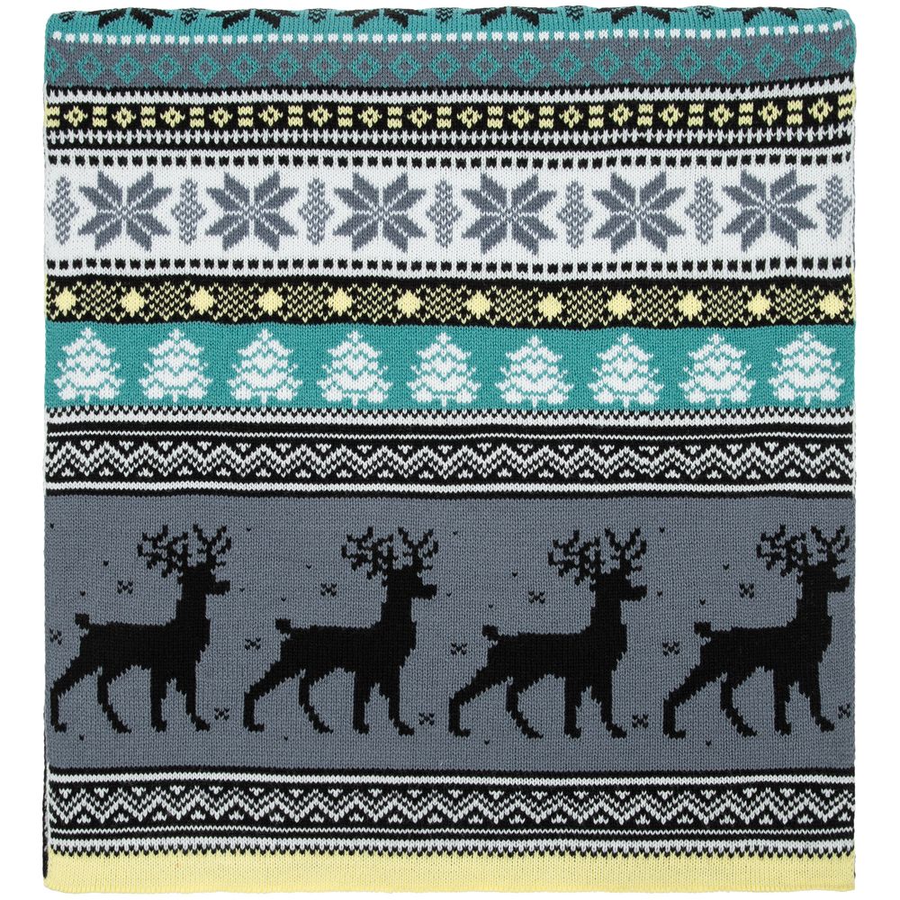 картинка Шарф Mirakler, зеленый с желтым от магазина