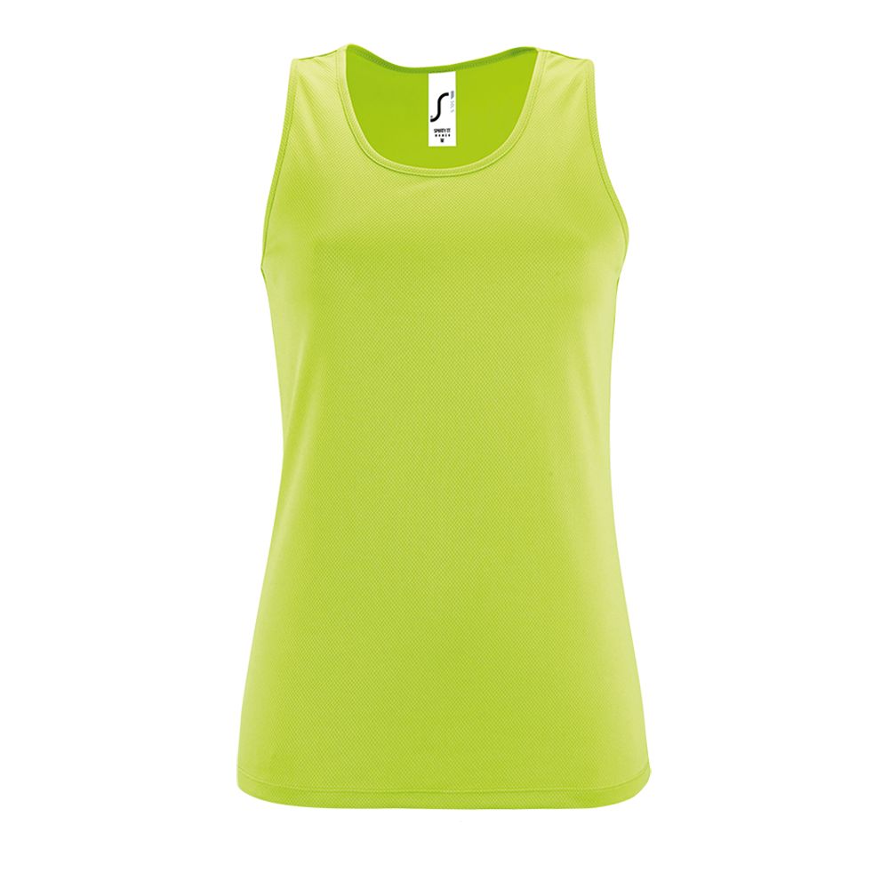 картинка Майка женская Sporty TT Women, зеленое яблоко от магазина