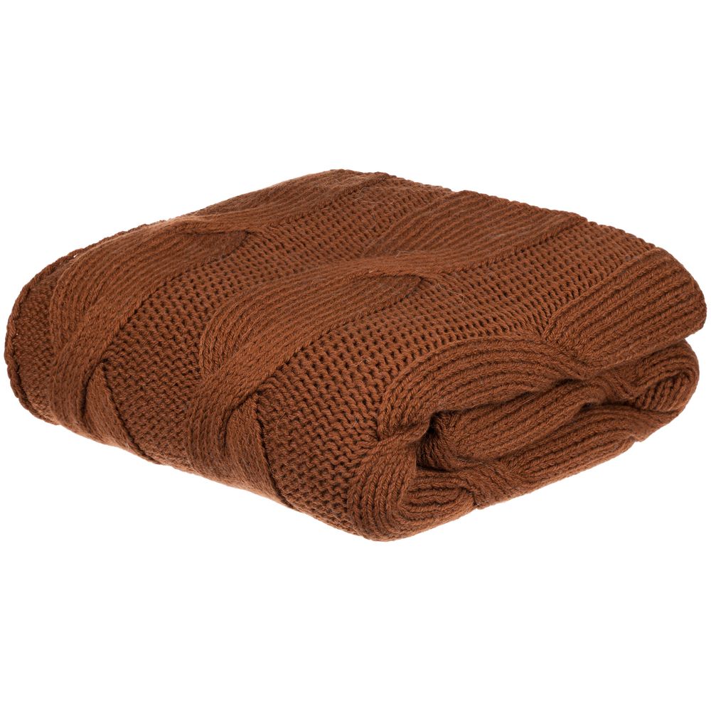 картинка Плед Snefald, коричневый (темное золото) от магазина