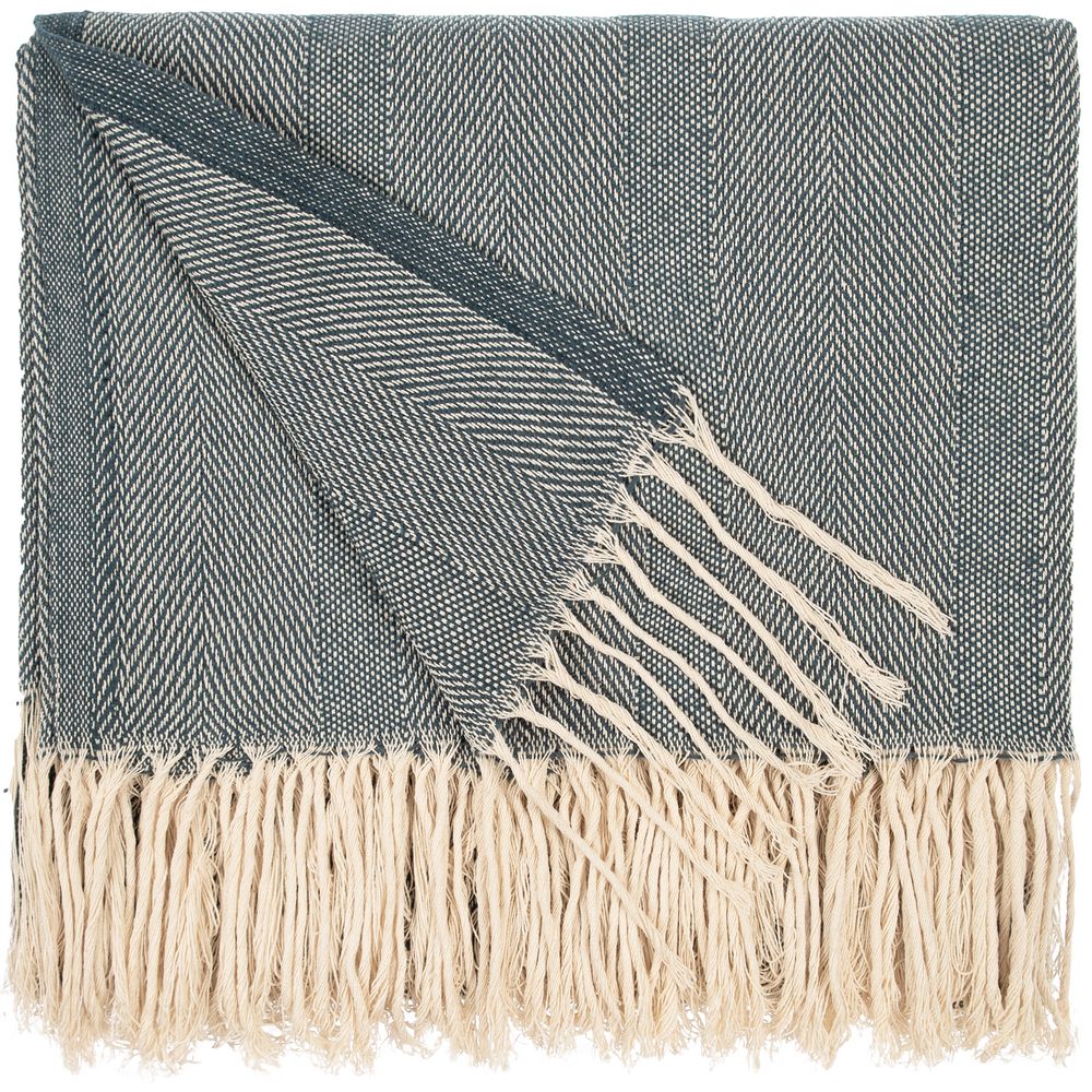 картинка Плед «Сенеж», серо-синий от магазина