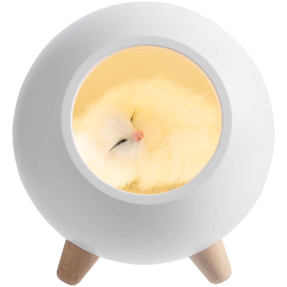картинка Беспроводная лампа-колонка Right Meow, белая от магазина