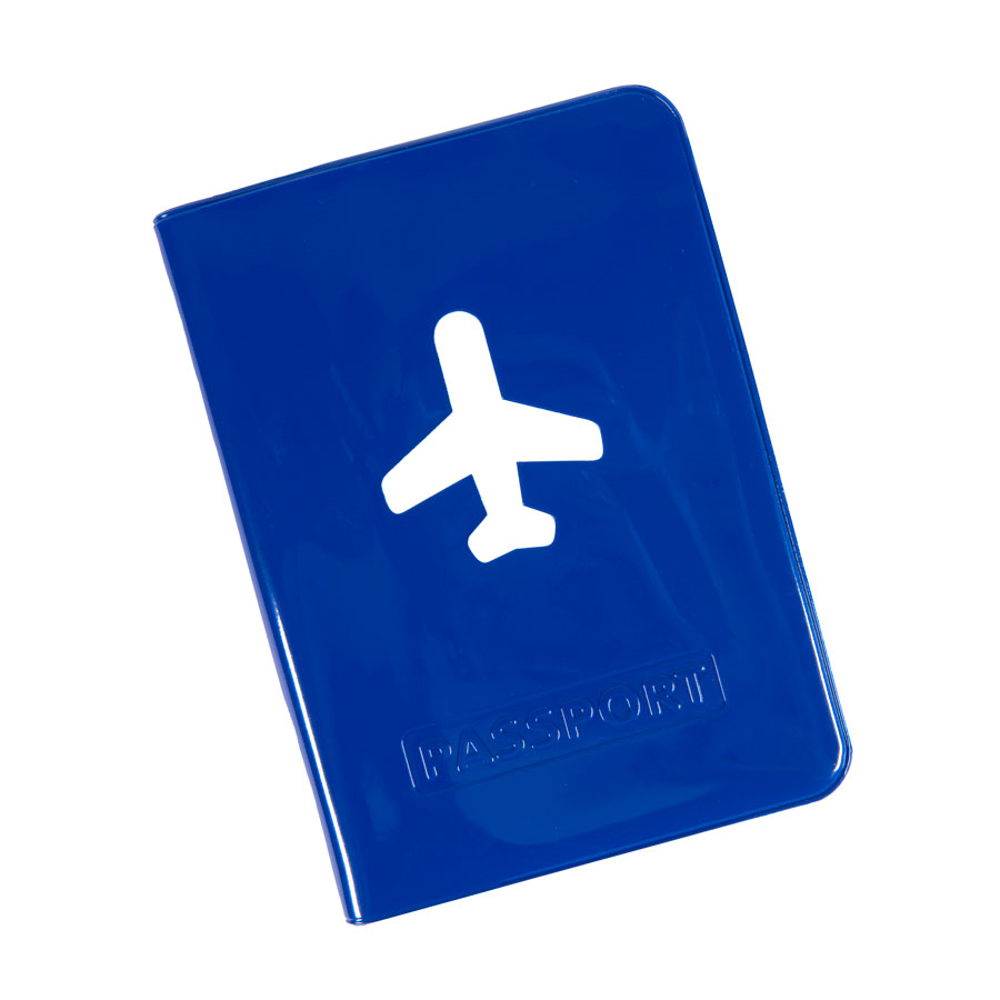 картинка Обложка для паспорта "Flight" 10 x 13,8 см, ПВХ, синий от магазина