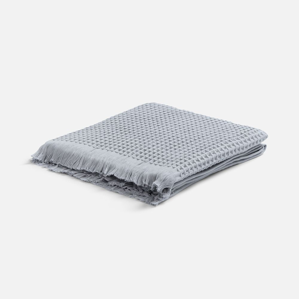 картинка Плед вафельный Elenglect, светло-серый от магазина