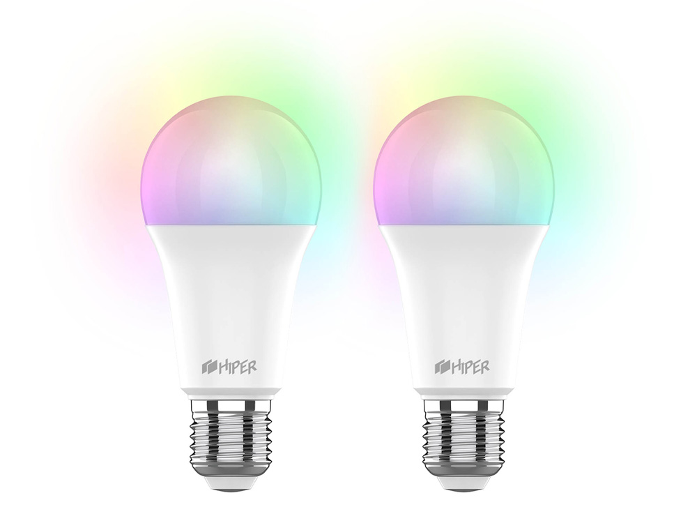 картинка Набор из двух лампочек IoT CLED M1 RGB, E27 от магазина