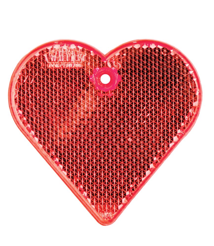 картинка Пешеходный светоотражатель «Сердце», красный от магазина