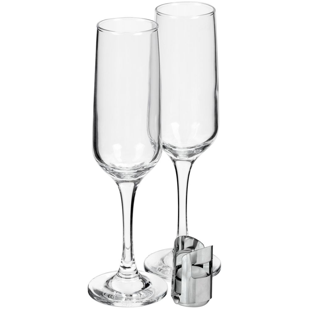 картинка Набор для шампанского Isabella, в черной упаковке от магазина