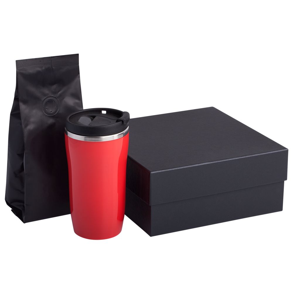 картинка Набор Grain: термостакан и кофе, красный от магазина