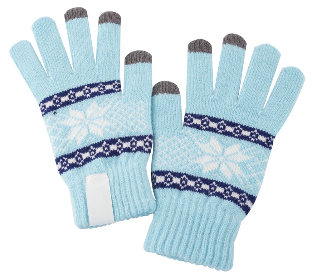 картинка Сенсорные перчатки Snowflake, голубые от магазина