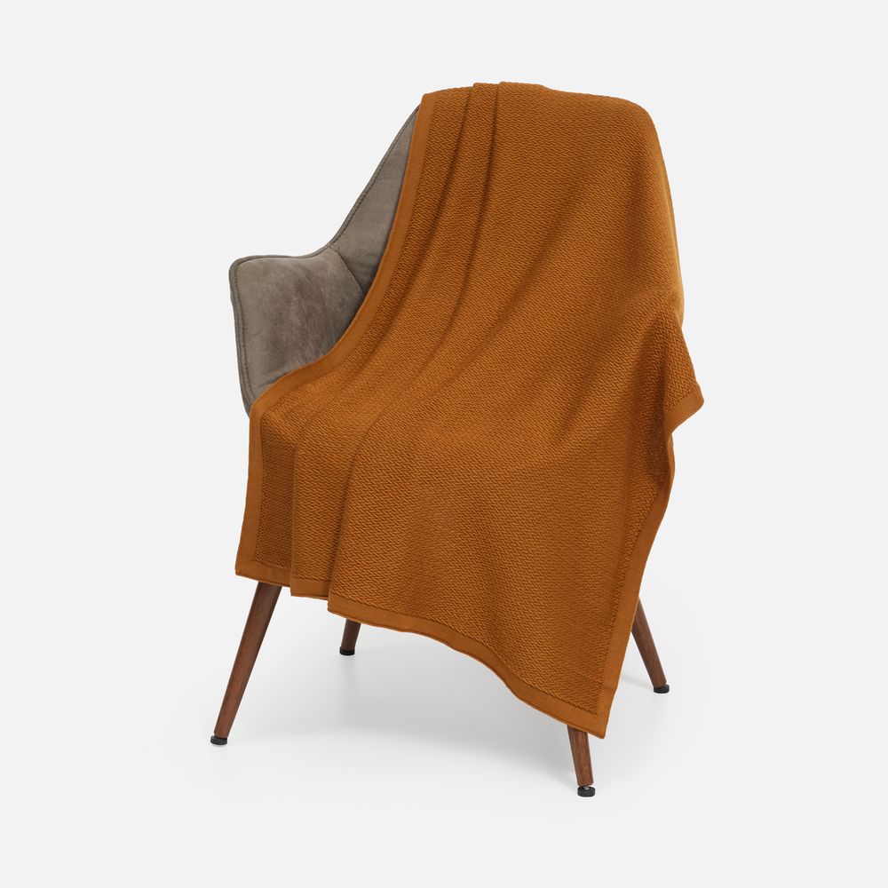 картинка Плед Ornato, оранжевый (светлое золото) от магазина