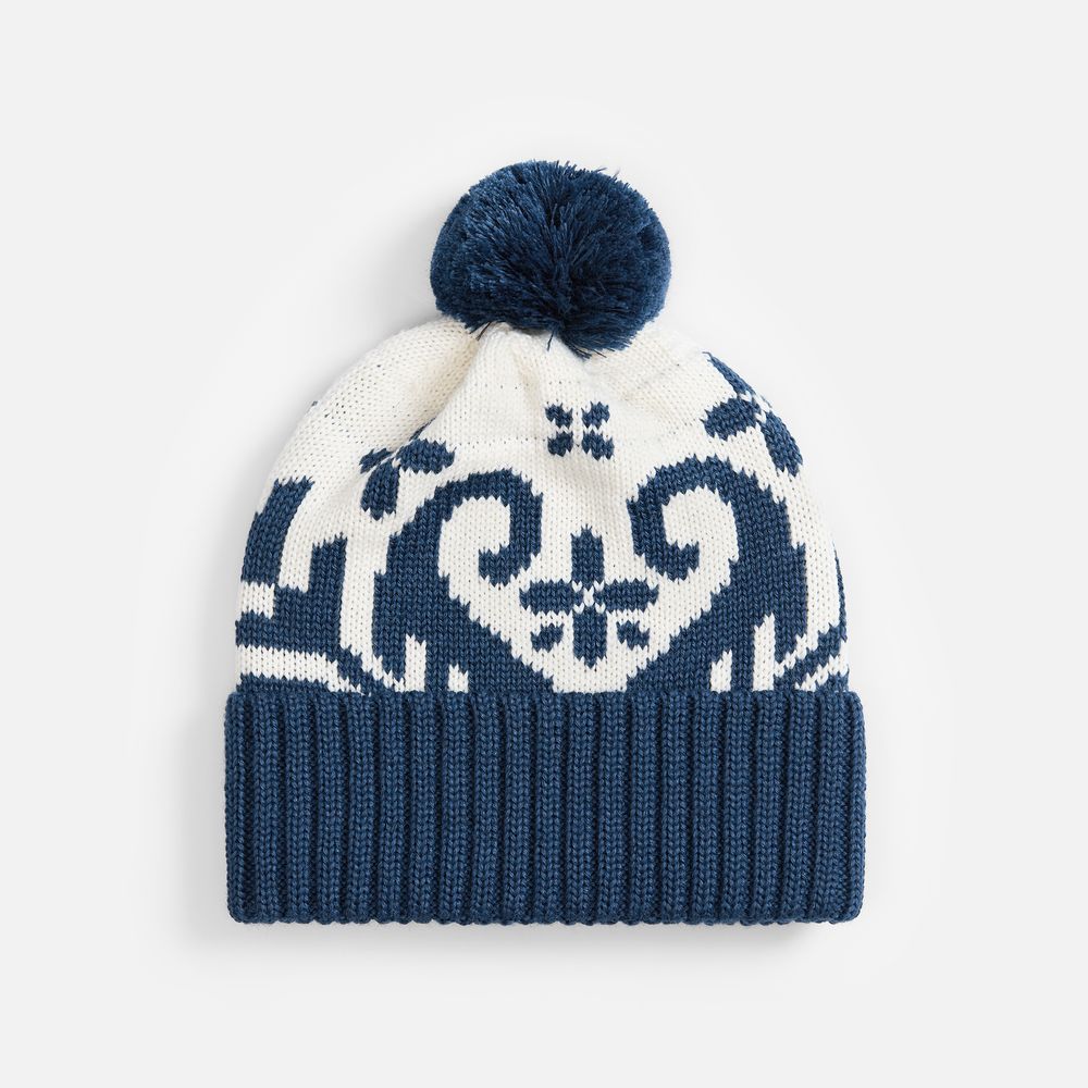 картинка Шапка Wintertude, синяя с белым от магазина