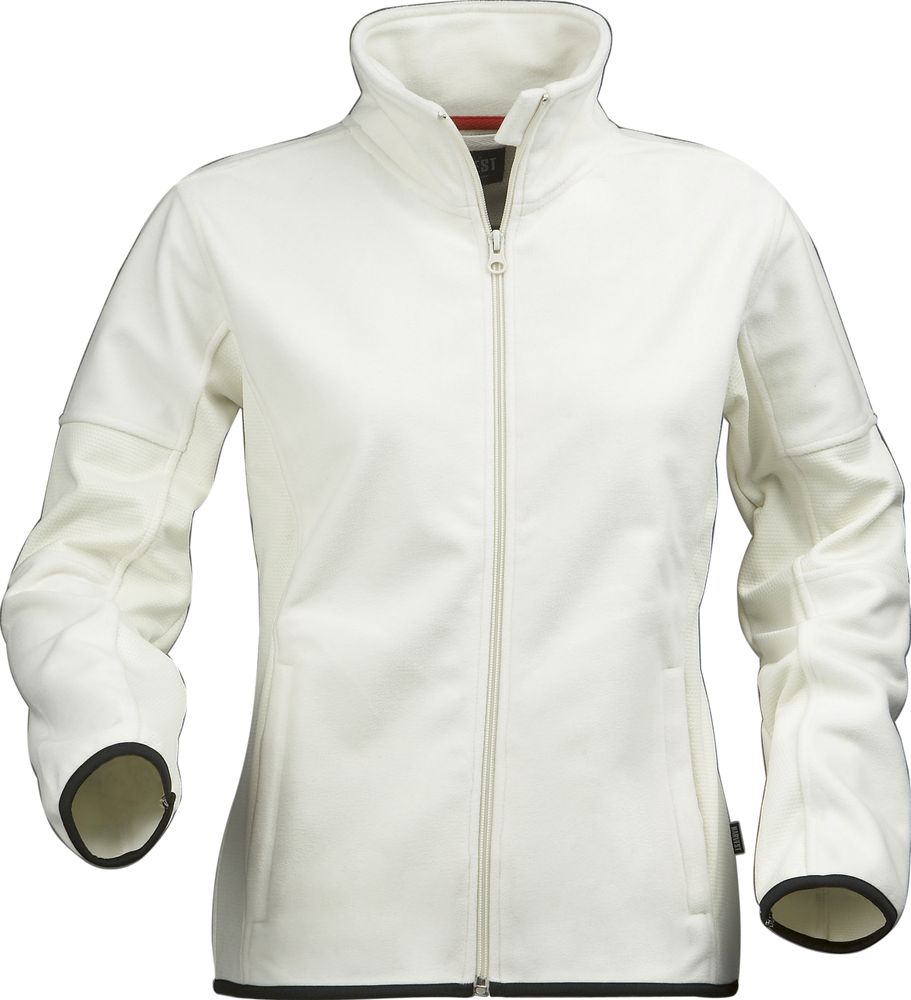 картинка Куртка флисовая женская Sarasota, белая с оттенком слоновой кости от магазина