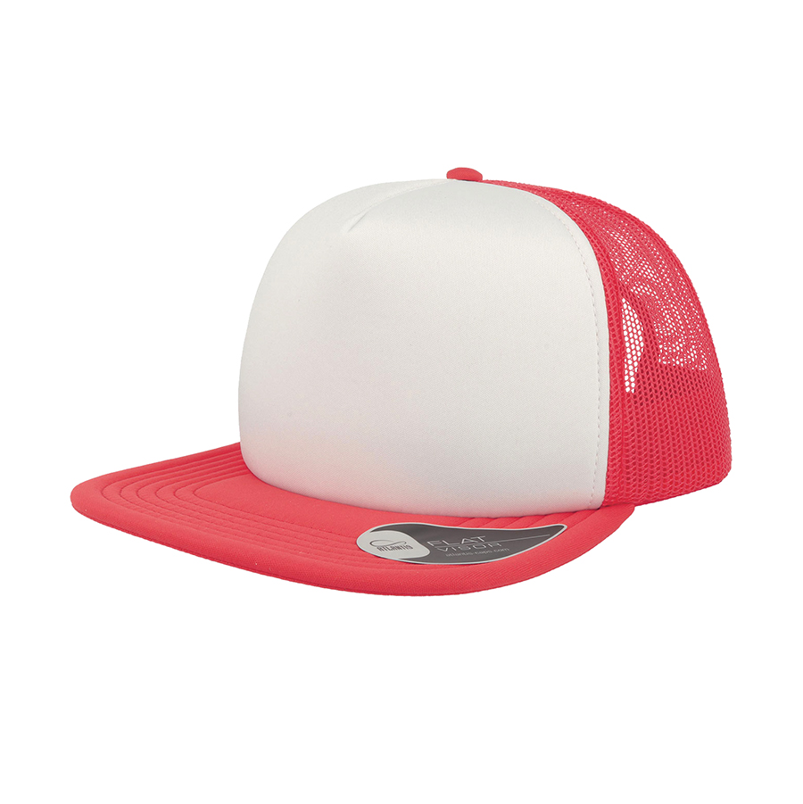 картинка Бейсболка "SNAP 90S", 5 клиньев, пластиковая застежка, красный, белый,100 %полиэстер,80 г/м2 от магазина