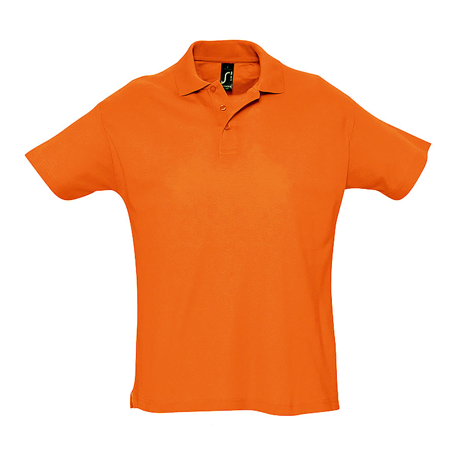 картинка Рубашка поло мужская SUMMER II, оранжевый, S, 100% хлопок, 170 г/м2 от магазина