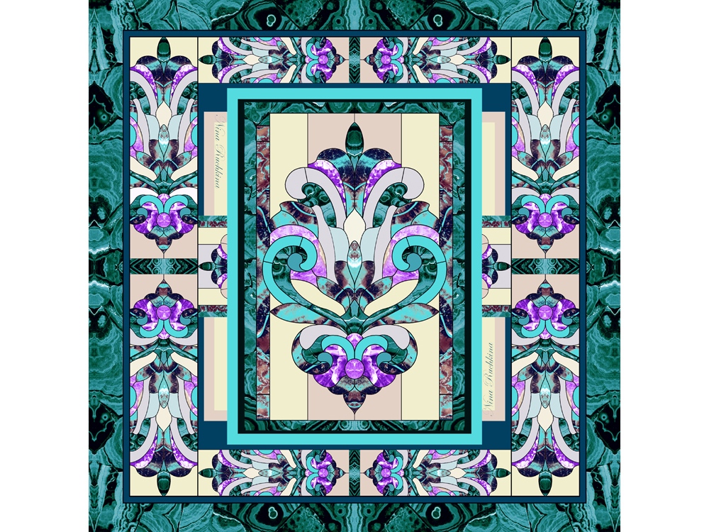 картинка Платок Каменный Цветок от магазина