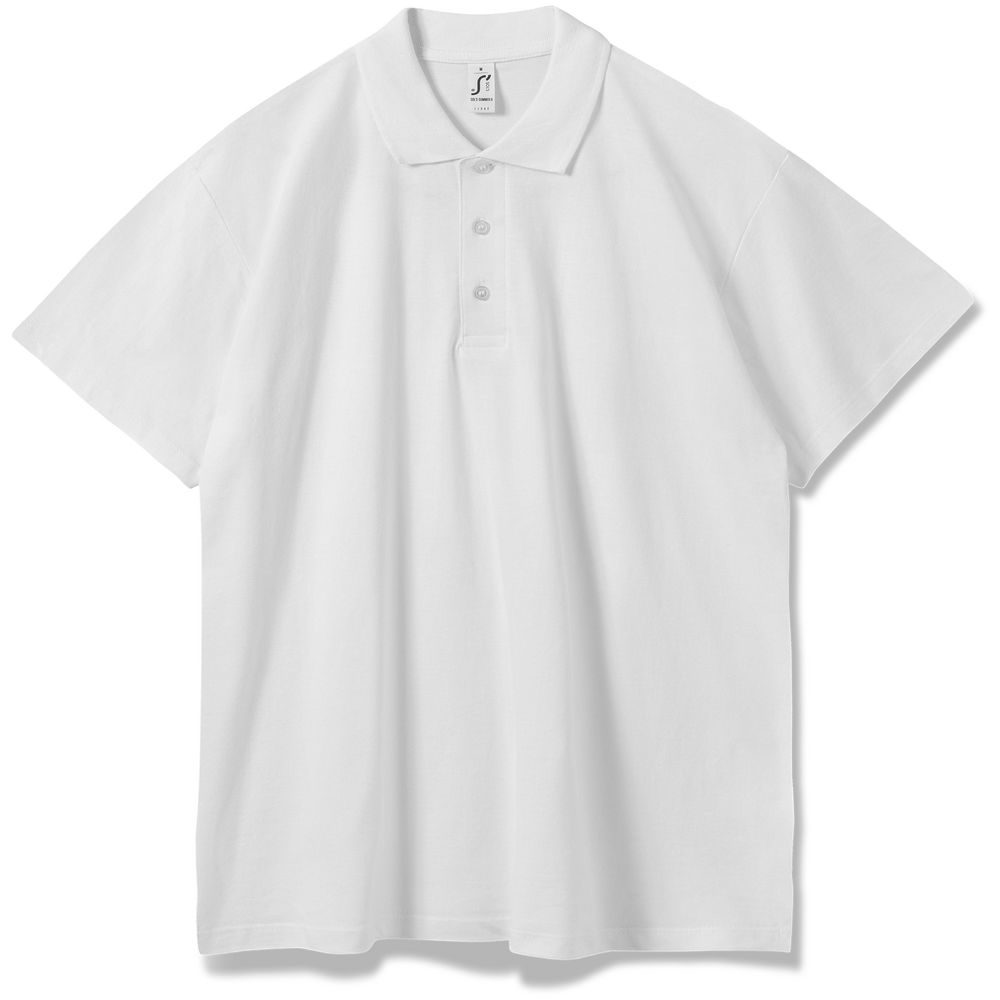 картинка Рубашка поло мужская Summer 170, белая от магазина