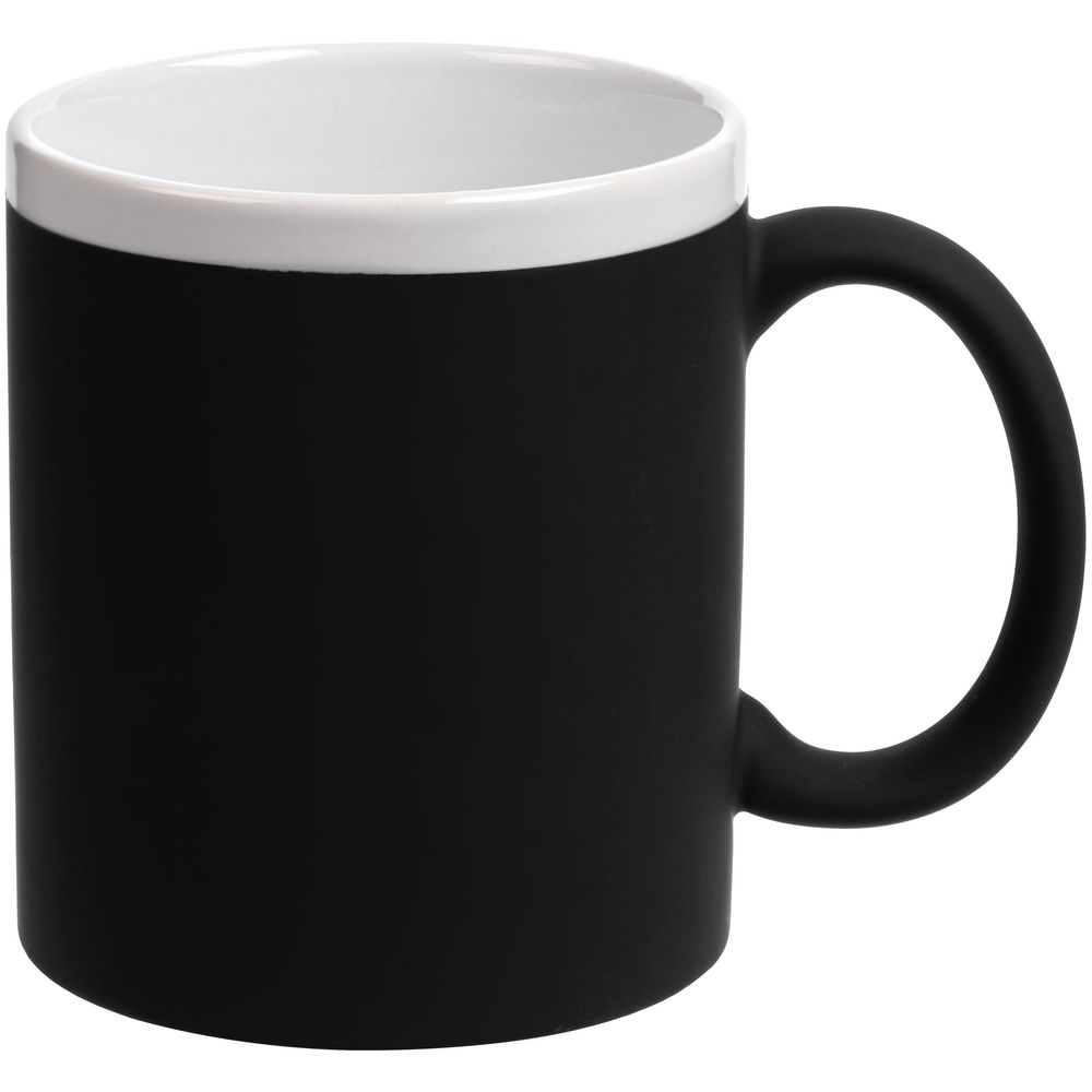 картинка Кружка StopSpot с покрытием софт-тач, черная от магазина