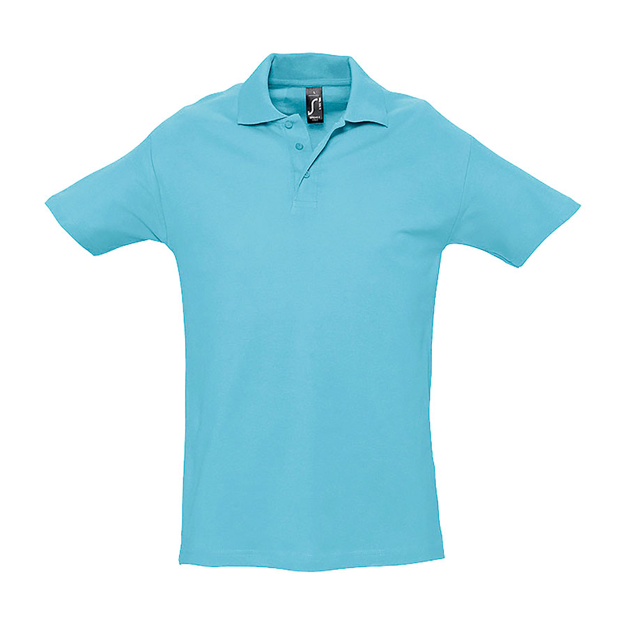 картинка Рубашка поло мужская SPRING II,бирюзовый,S,100% хлопок, 210/м2 от магазина