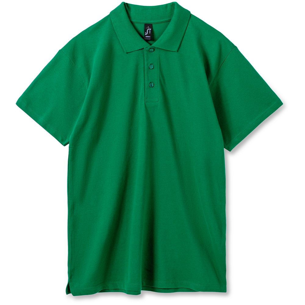 картинка Рубашка поло мужская Summer 170, ярко-зеленая от магазина