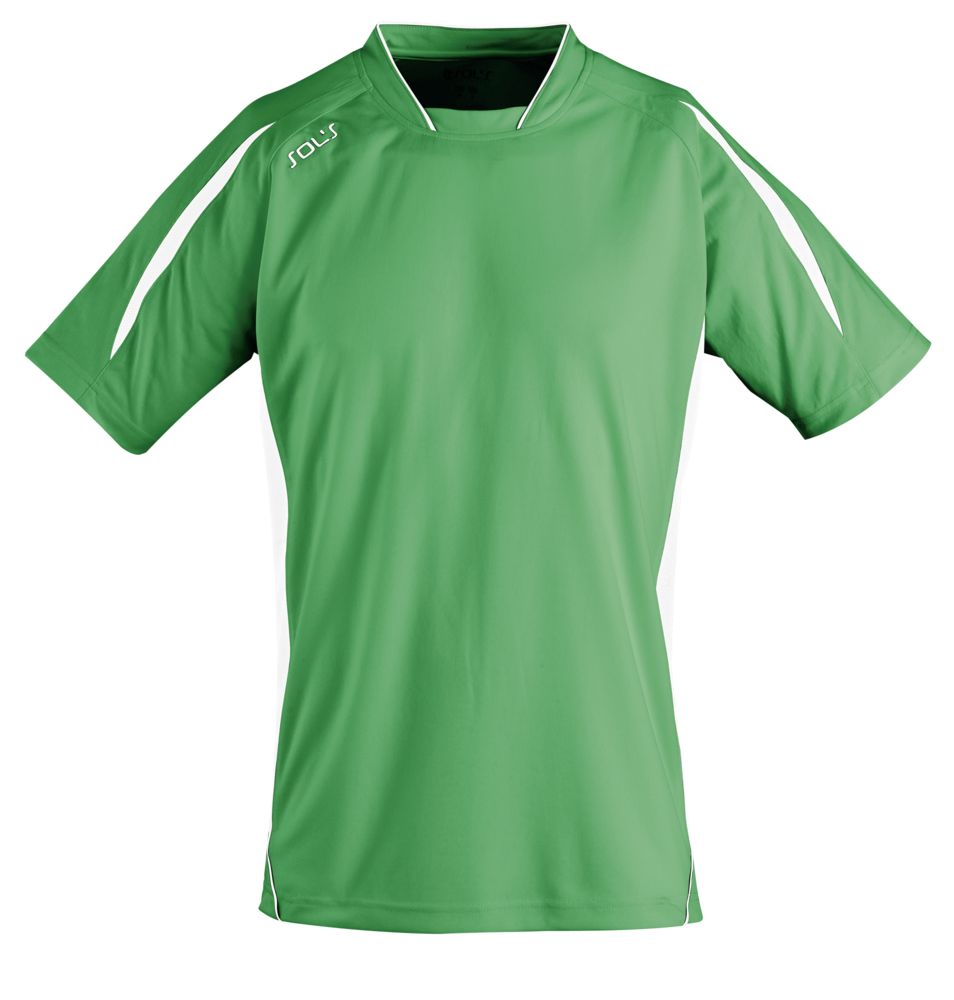 картинка Футболка спортивная Maracana 140, зеленая с белым от магазина
