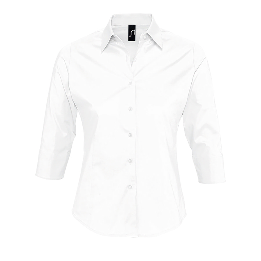 картинка Рубашка женская "Effect", белый_XS, 97% х/б, 3% п/э, 140г/м2 от магазина