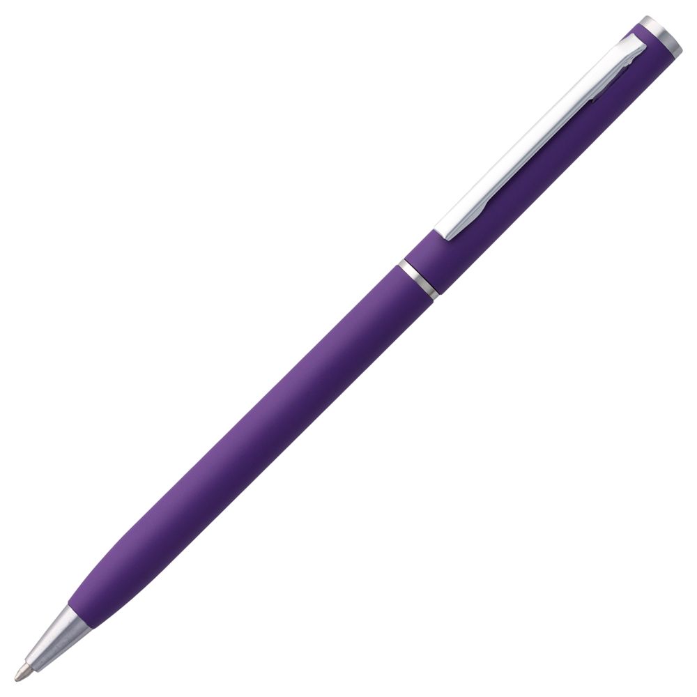 картинка Ручка шариковая Hotel Chrome, ver.2, матовая фиолетовая от магазина
