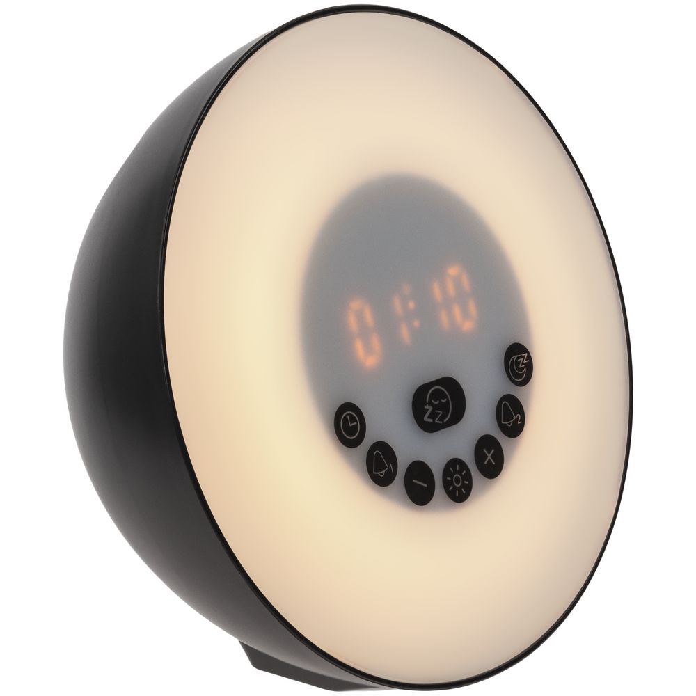 картинка Лампа-колонка со световым будильником dreamTime, ver.2, черная от магазина