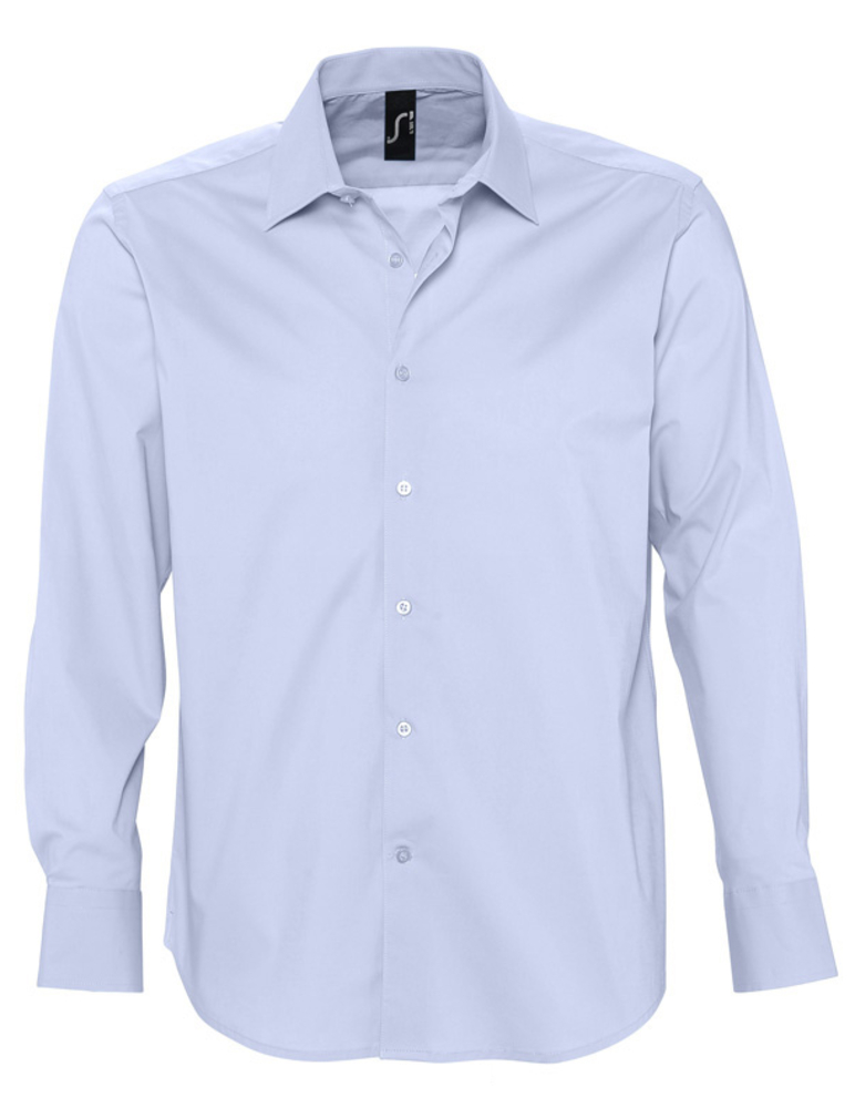 картинка Рубашка мужская с длинным рукавом Brighton, голубая от магазина