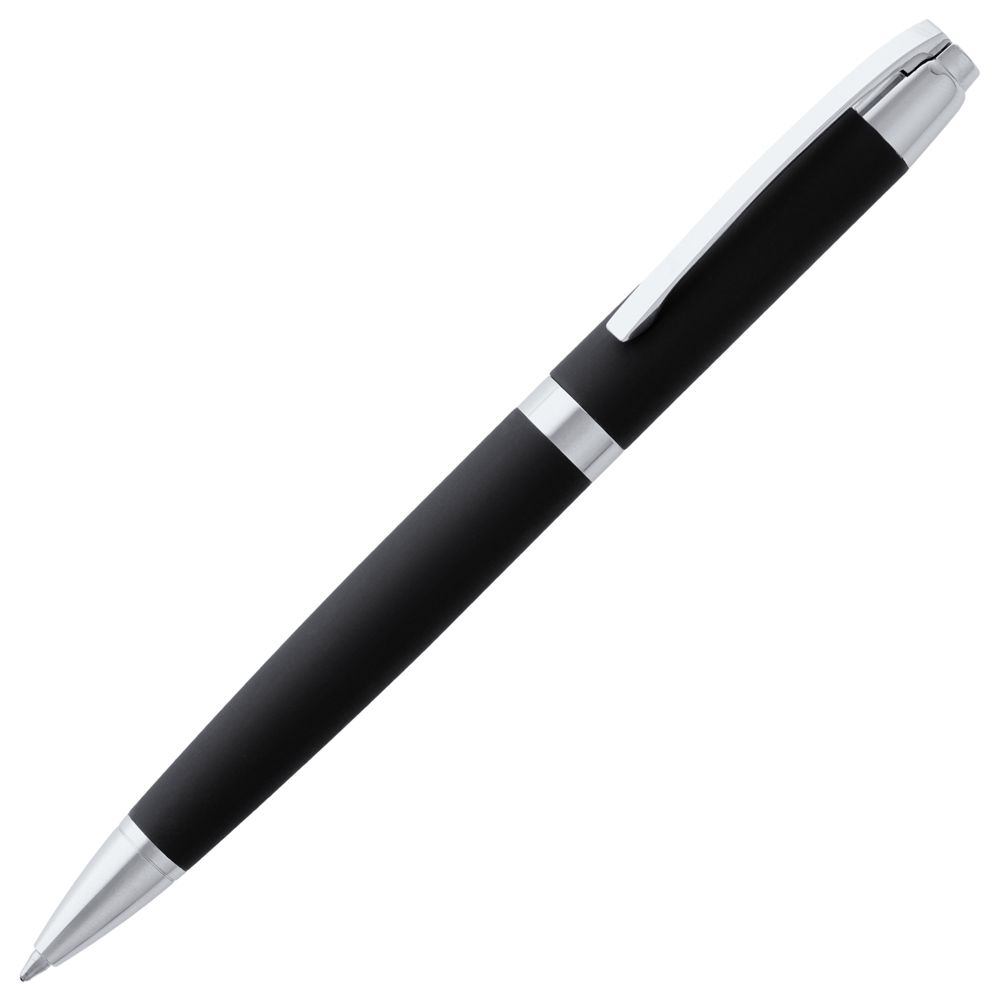 картинка Ручка шариковая Razzo Chrome, черная от магазина