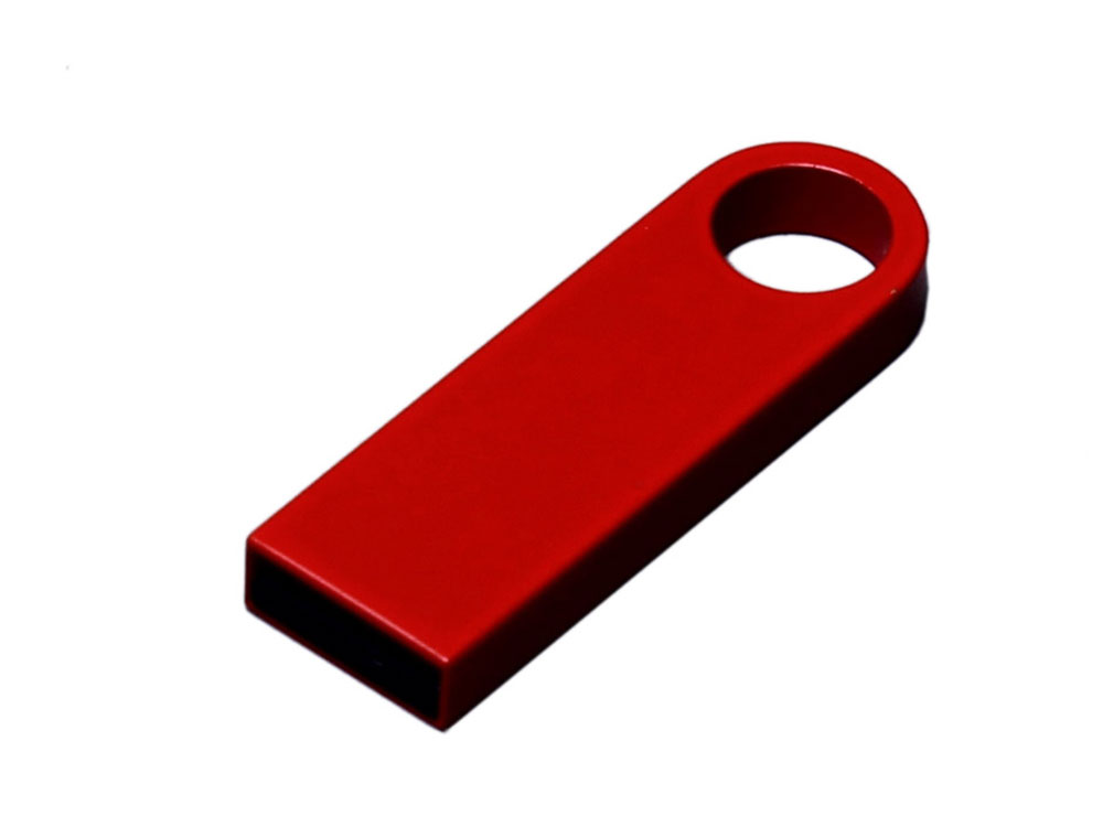 картинка USB 3.0-флешка на 64 Гб с мини чипом и круглым отверстием от магазина