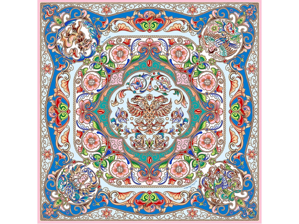 картинка Платок Шедевры русских эмальеров от магазина