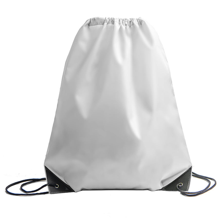 картинка Рюкзак мешок с укреплёнными уголками BY DAY, белый, 35*41 см, полиэстер 210D от магазина