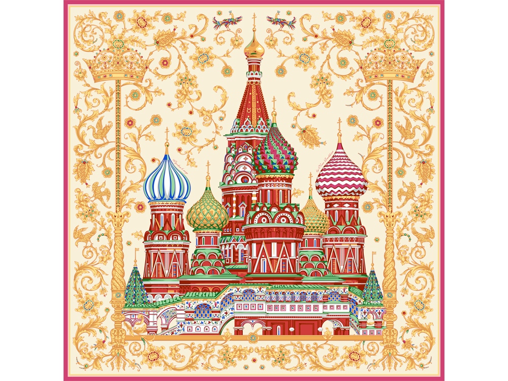 картинка Платок Собор Василия Блаженного от магазина