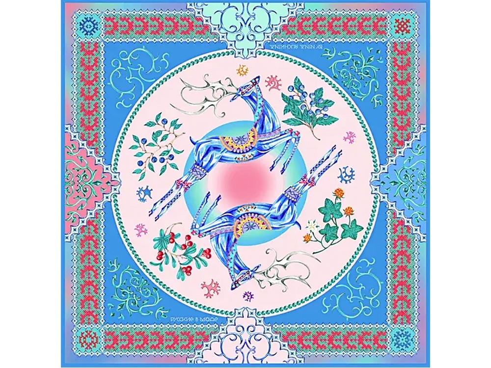 картинка Платок Северное сияние от магазина