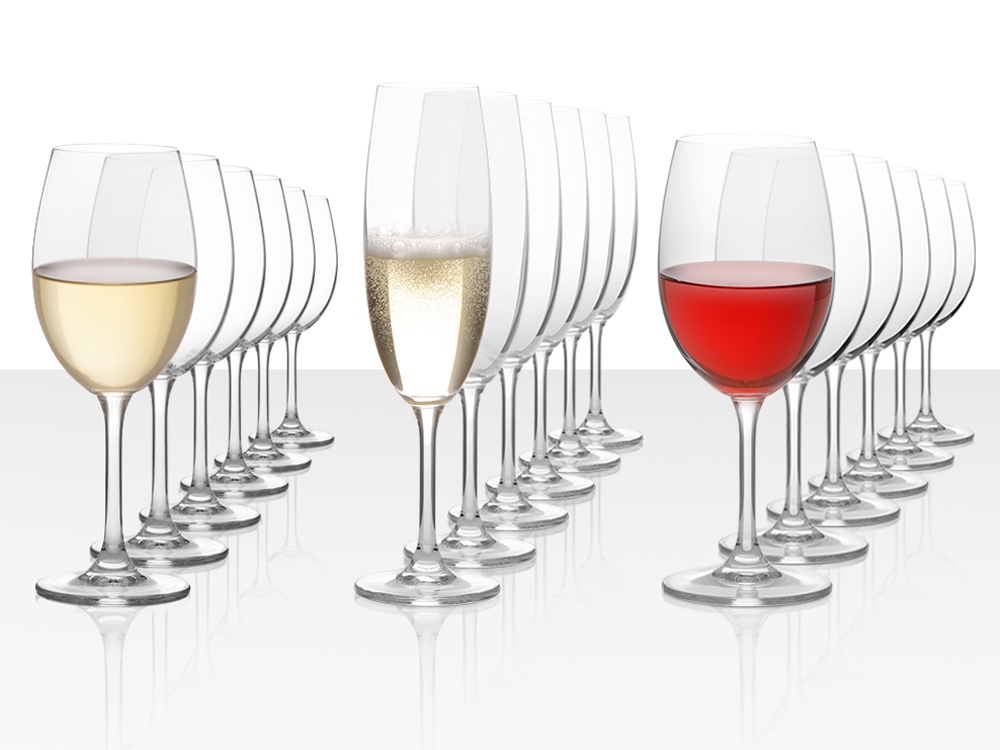 картинка Подарочный набор бокалов для красного, белого и игристого вина Celebration, 18 шт от магазина