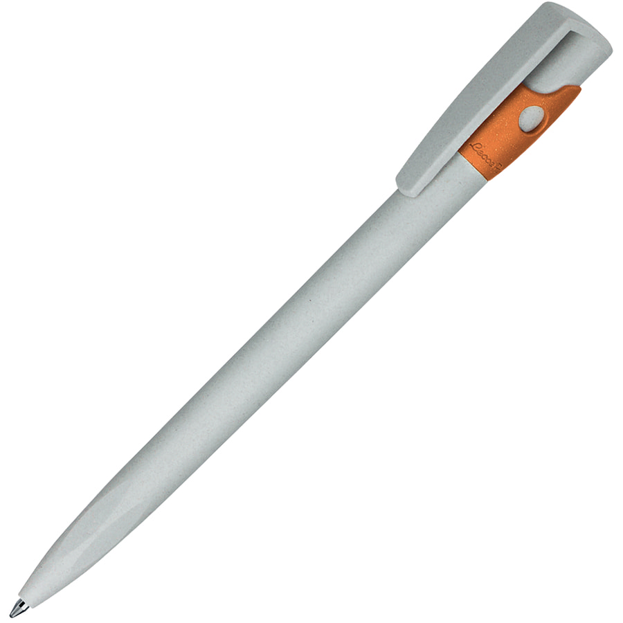 картинка KIKI ECOLINE, ручка шариковая, серый/оранжевый, экопластик от магазина