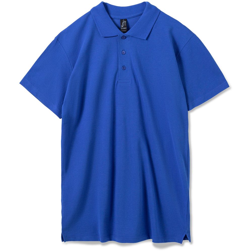 картинка Рубашка поло мужская Summer 170, ярко-синяя (royal) от магазина