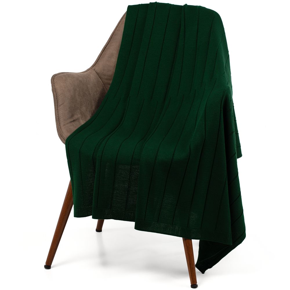 картинка Плед Bambolay, темно-зеленый от магазина