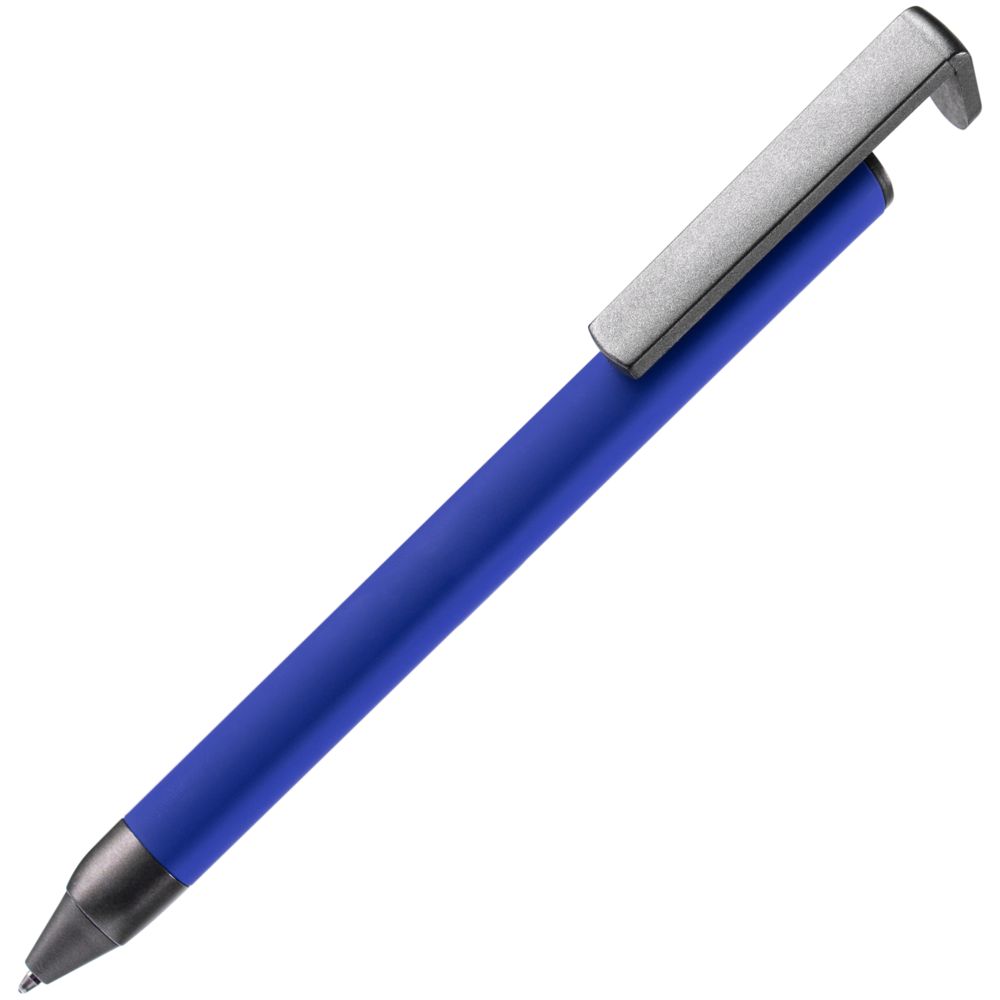 картинка Ручка шариковая Standic с подставкой для телефона, синяя от магазина