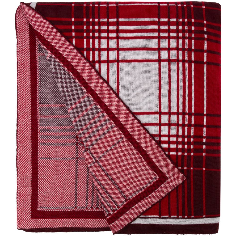 картинка Плед Duotone, красный с белым от магазина