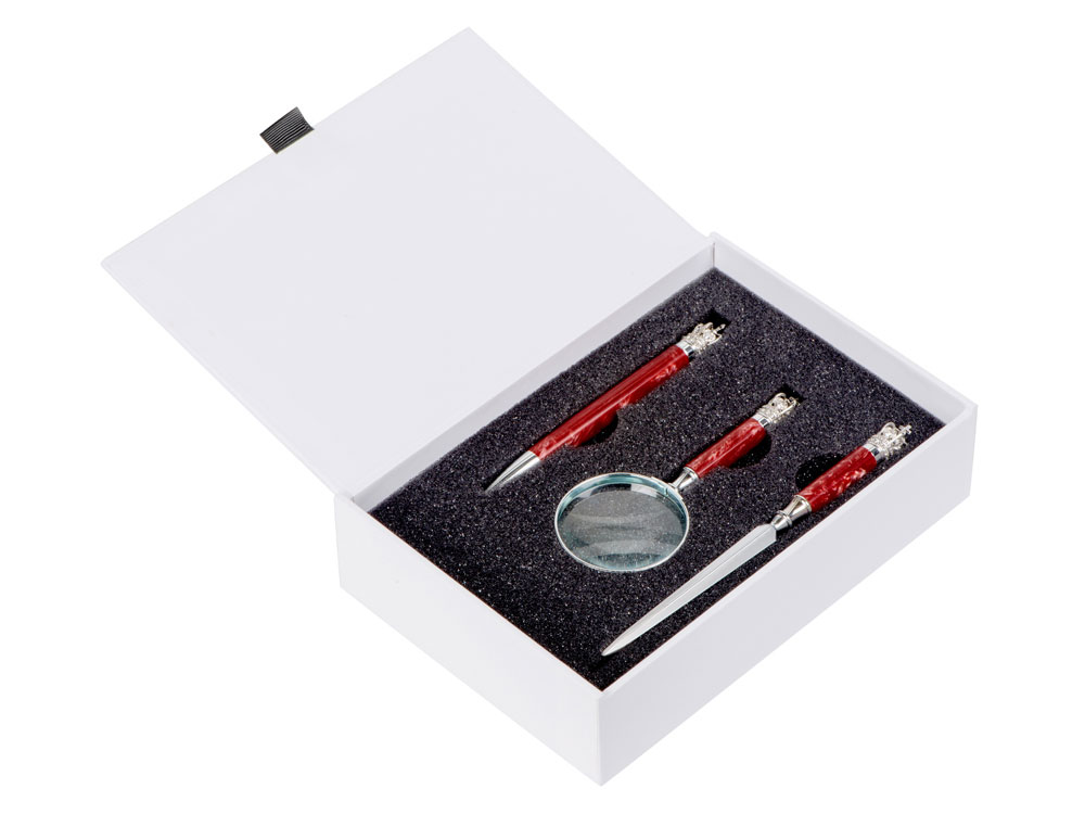 картинка Набор Принц Уэльский: ручка, лупа, нож для бумаг от магазина