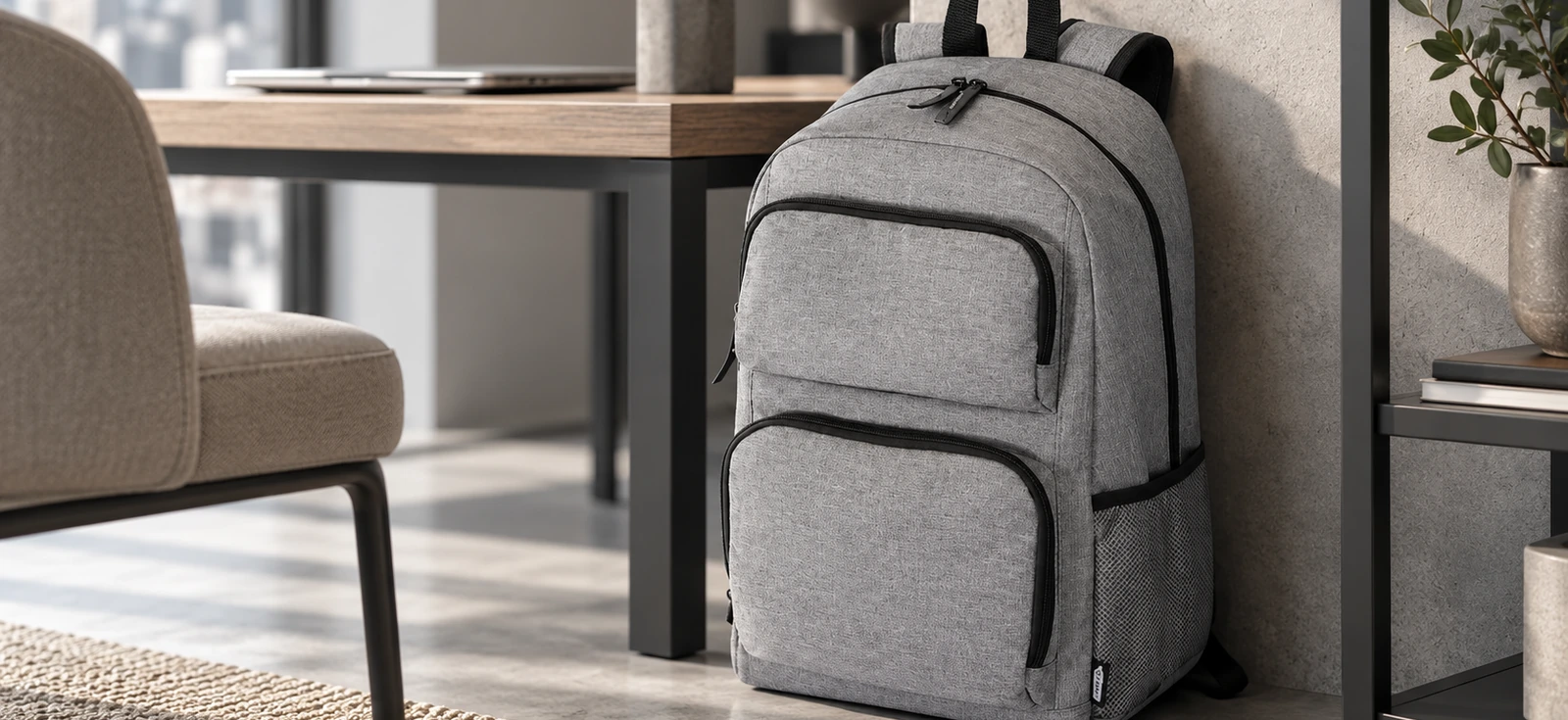 Рюкзак Graphite Deluxe для ноутбуков 15,6 в интерьерной композиции